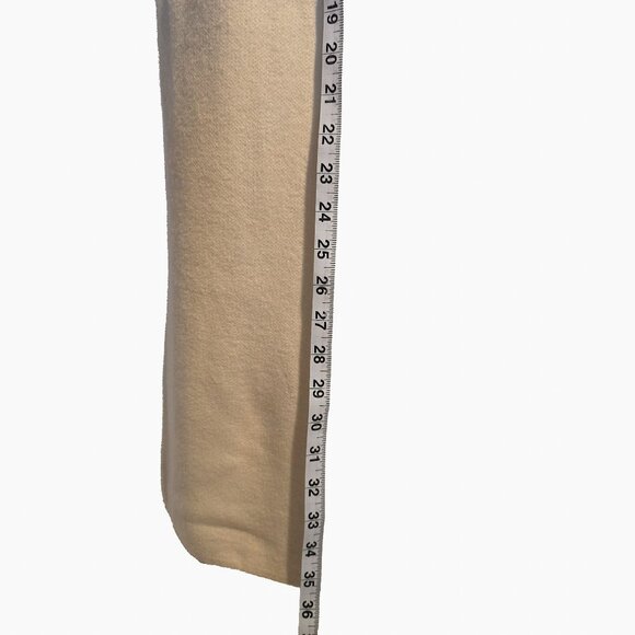 Long Butter White Universal Thread Fitted Soft Knit Skirt Size XL - Picture 4 of 4